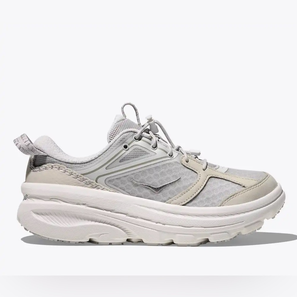 NWT Hoka Bondi B3LS Sneakers All Gender Size W8 / M7 Gray - Picture 3 of 13